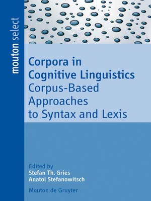 cover image of Corpora in Cognitive Linguistics